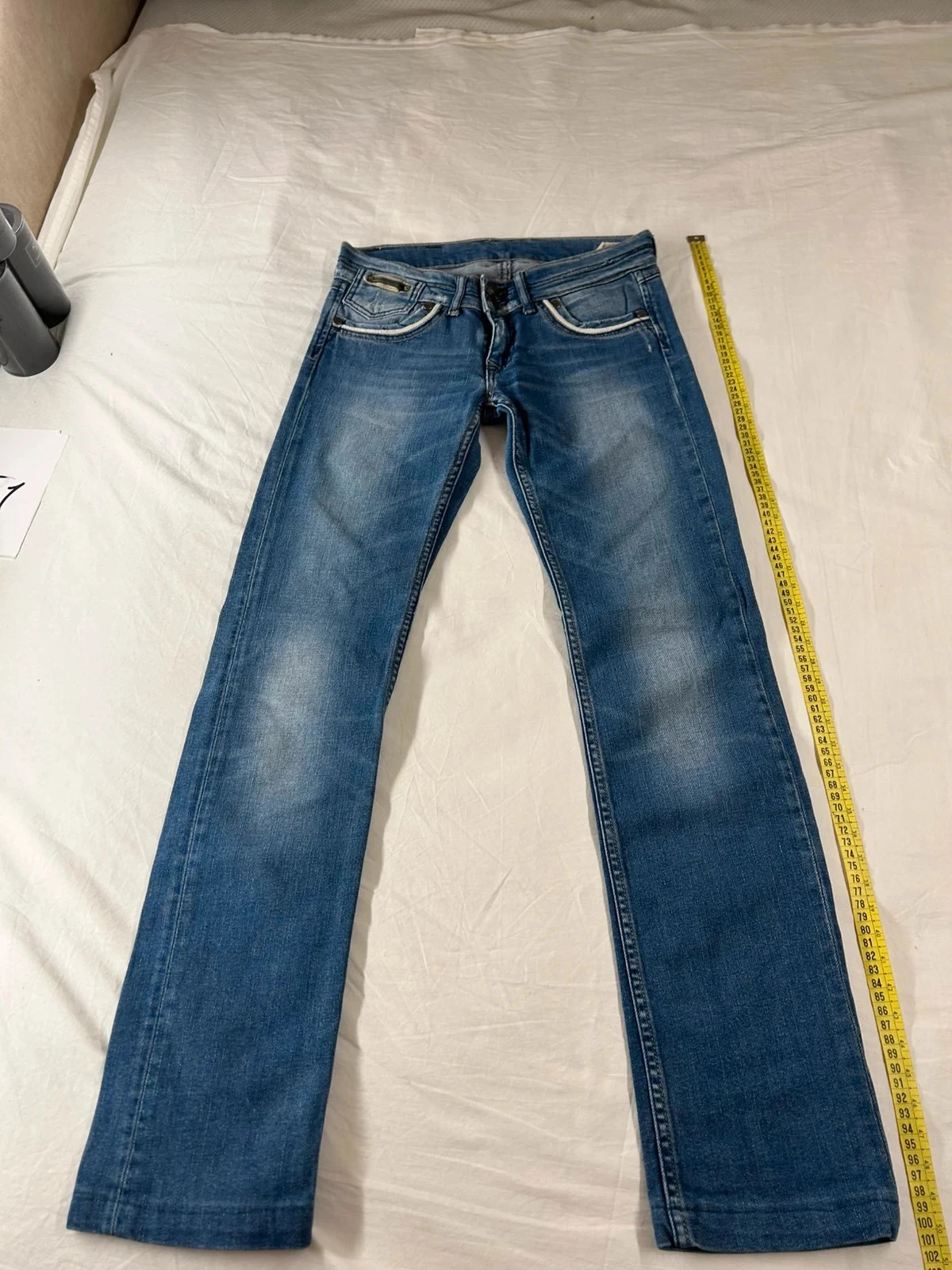 Jean taille haute kaporal bleu marine vintage